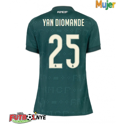 Camiseta Real Madrid Yan Diomande #25 Visitante Equipación para mujer 2026-27 manga corta